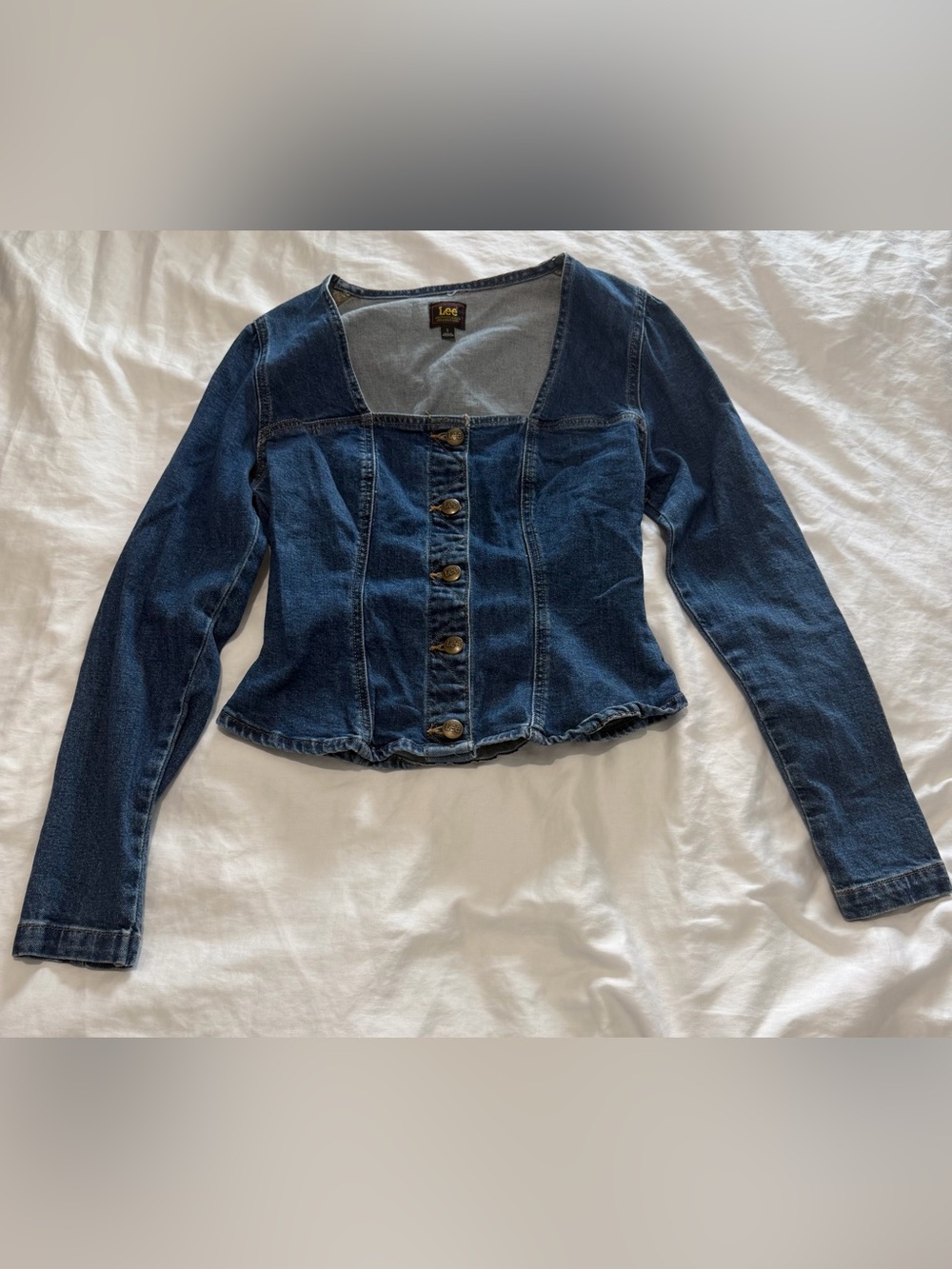 Lee Women’s Denim Button-Up Top